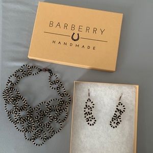 Handmade Barberry Necklace/Earring Set